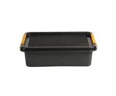 Orplast Solidstorebox storage container with lid 39x29x11cm 8,5l
