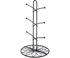 Juodas cup hanger 18x33 cm, flower design