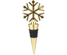Wine stopper snowflake 11,5x4,5x2, sidabrinis