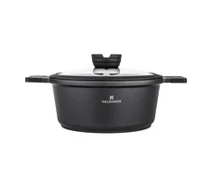 Valdinox Expert puodas 24 cm su dangčiu 4,5 l