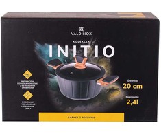 Altom Design VALDINOX INITIO PUODAS 20cm SU DANGIU 2,4L DUJŲ ĮVEDIMO
