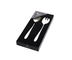 Violino 2 pcs salad serveris polished flock
