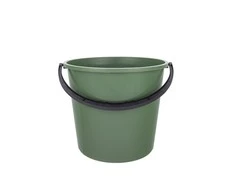 Bucket with plastikas handle 5 L žalias