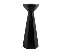 Lumarko Juodas conical candle holder 9x9x24,5 cm
