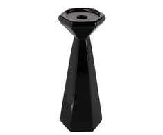 Lumarko Juodas conical candle holder 9x9x24,5 cm