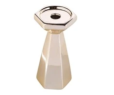 Lumarko Gold conical candle holder 8,5x8,5x17,5 cm