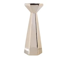 Lumarko Gold conical candle holder 9x9x24,5 cm