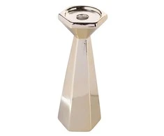 Lumarko Gold conical candle holder 9x9x24,5 cm