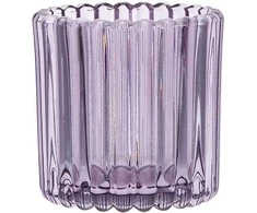 Glass candle holder 8,5x8,5x9 cm