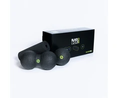 Masažinio volo bei kamuoliukų BLACKROLL BLACKBOX MINI rinkinys
