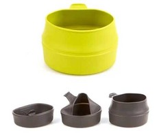 Švediškas sulankstomas puodukas WILDO Fold-a-cup 600ml Oranžinis