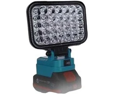 GZT LED šviestuvas Makita akumuliatoriams 18V L35 1900 Lm 15W USB2A