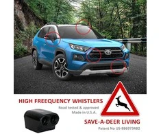 Living Ultragarsiniai švilpukai automobiliui. Laukinių gyvūnų baidymo signalizatoriai