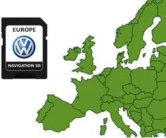 MCM Navigacijos kortelė VW RNS310 Europe Central-West