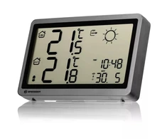 BRESSER namų meteorologinė stotelė MeteoTemp HZ antracito spalvos