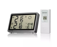 BRESSER namų meteorologinė stotelė MeteoTemp HZ antracito spalvos