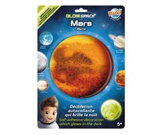 Dėlionė Buki France Tamsoje šviečiantis 3D lipdukas Marsas, 15 cm
