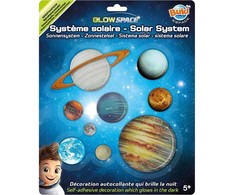 Buki France Fosforescencinis lipdukas 3D saulės sistema, Buki