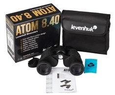 Levenhuk Atom 8x40 kompaktiški ir neperšlampami Žiūronai