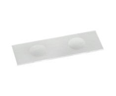 Levenhuk G50 2H Double Cavity Blank Slides, 50 vnt
