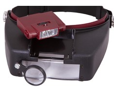 Levenhuk Zeno Vizor H2 galvos lupa 1.5x - 8x
