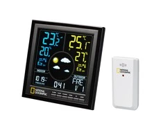 Meteorologinė stotis, spalvotas LCD ekranas, NATIONAL GEOGRAPHIC