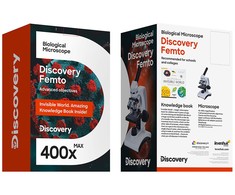 Mikroskopas Discovery Femto Polar su knyga