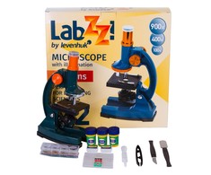 Mikroskopas Levenhuk LabZZ M2 100x-900x su eksperimento komplektu