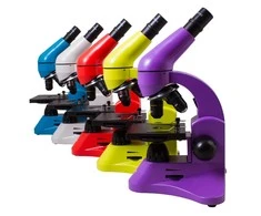 Mikroskopas Levenhuk Rainbow 50L Azure 40x - 800x su eksperimentiniu rinkiniu K50