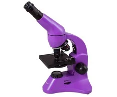 Mikroskopas Levenhuk Rainbow 50L PLUS Amethyst 64x–1280x su eksperimentiniu rinkiniu K50