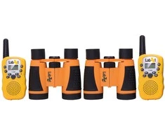Racijų ir žiūronų rinkinys Levenhuk LabZZ WTT10 oranžinės spalvos