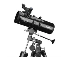 SkyWatcher N-114/500 EQ1 Niutono teleskopas + pusiaujo laikiklis + trikojis