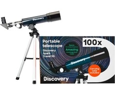 Teleskopas su knyga Discovery Spark Travel 50 (RU)