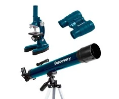 Teleskopas Teleskopo, mikroskopo ir žiūronų rinkinys Discovery Set 3