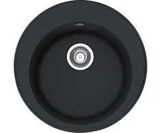 Granitinė plautuvė Franke Ronda, ROG 610-41, užkemšamas ventilis, Onyx
