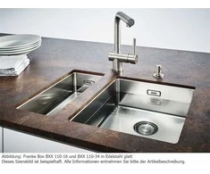 Plautuvė Franke BXX 210/110-16 su ventiliu
