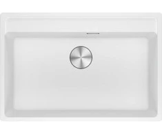 Plautuvė Franke MRG 610-72 Polar baltas, rankinis ventilis plieno