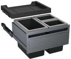 Šiukšliadėžė FRANKE, FX 60, 26L + 2x11 L