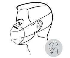 FFP3 Respiratorius RYSAM (10vnt.)