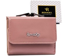 4U Cavaldi Odinė ir dirbtinės odos piniginė RFID ROVICKY RPX-32-ML