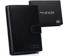 4U Cavaldi Piniginė vyrams Cavaldi 0001L-P-BS RFID