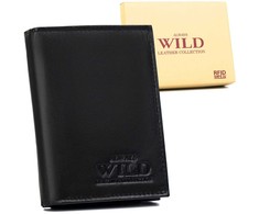 Always Wild Vyriška odinė piniginė N4-P-SCR Juodas