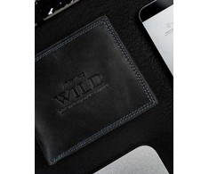 Always Wild „Wild N0035-CHM“ RFID odinė vyriška piniginė