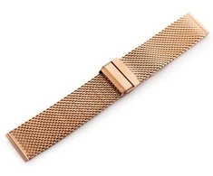 Bransoleta Pacific 10 - siatka HQ - rosegold 20mm