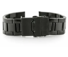 Bransoleta Pacific M1 - Solid Steel - juoda 20mm