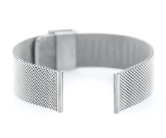 Pacific M6 bracelet - HQ mesh - 18mm sidabrinis