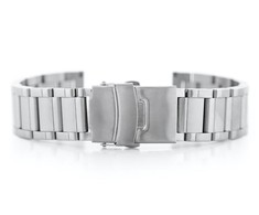 Bransoleta Pacific Model 10 solid - sidabrinė 24mm