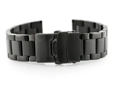 Bransoleta Pacific M3 - Solid Steel - juoda 20mm