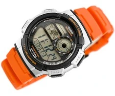 Laikrodis CASIO MEN'S WATCH AE-1000W 4BV (zd073d) - WORLD TIME + BOX