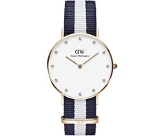 Laikrodis DANIEL WELLINGTON Glasgow Ladies' Watch DW00100078 + BOX
